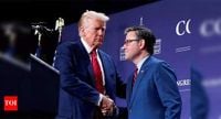 'Democrat hoax': Was Trump an FBI informant against Jeffrey Epstein? Trump aide Mike Johnson's startling claim - The Times of India
