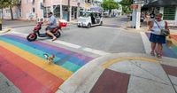 Florida cities ordered to remove rainbow crosswalks