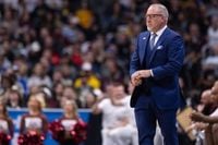 Texas A&M's Buzz Williams, Michigan's Dusty May praise each other during March Madness