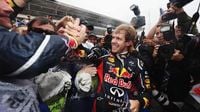 41. 2012 Brazilian GP: Vettel fights back for third title while Button wins last F1 race