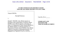 Read the lawsuit accusing the Trump administration of illegally targeting a second Columbia student for deportation.