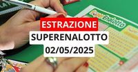 Estrazione Superenalotto, ecco i numeri vincenti di venerdì 2 maggio