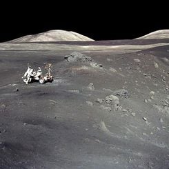 Apollo 17 at Shorty Crater