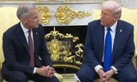 In front of Canadian PM with non-binary child, Trump doubles down on anti-trans rhetoric