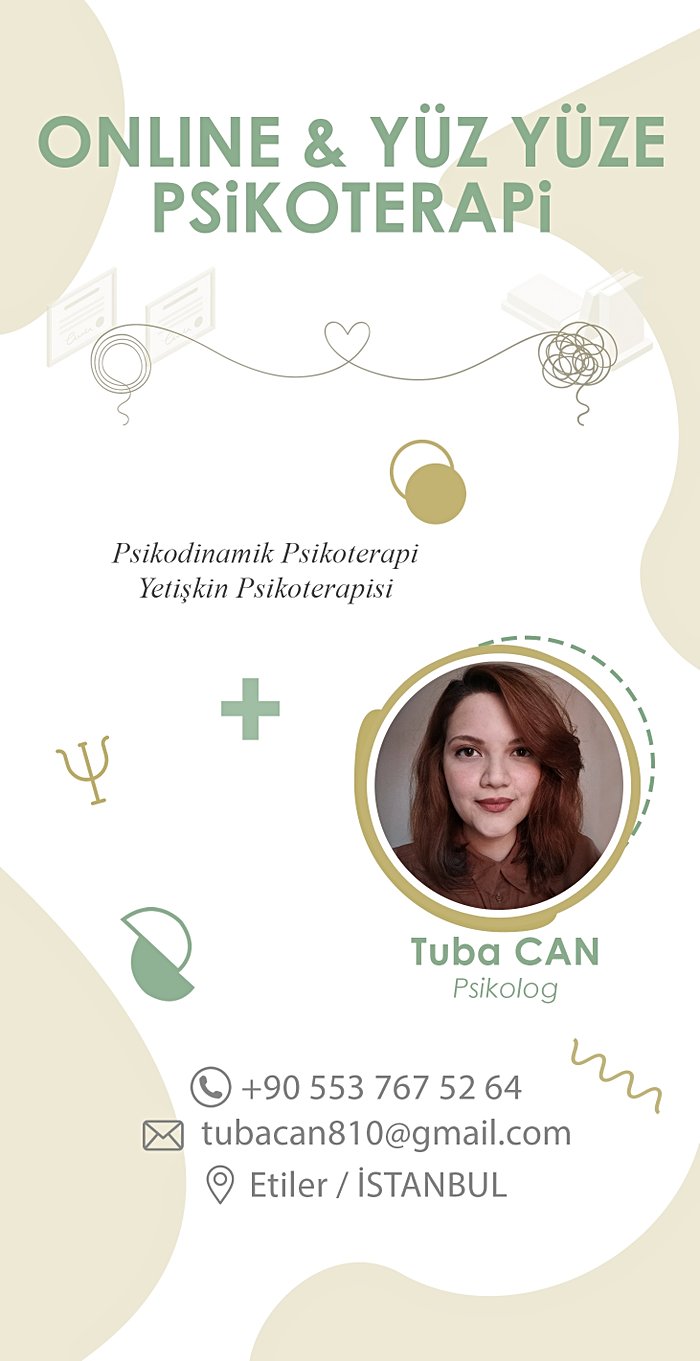 Psikodinamik Psikoterapi - Psikolog Tuba Can