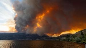 Massive Forest Fire Prompts Evacuations In Iwate Prefecture