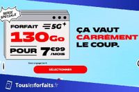 Forfait pas cher : 130 Go pour seulement 7,99€ chez NRJ Mobile