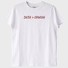 "Data > Opinion": Veri, Fikirden Büyüktür T-Shirt