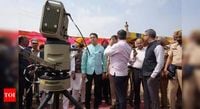 Punjab ministers witness anti-drone tech trial near Indo-Pak border | Chandigarh News - The Times of India