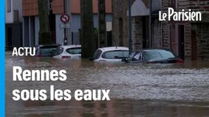 Severe Flooding Devastates Brittany And Loire-Atlantique