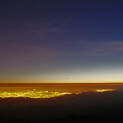 Three Planets from Mt. Hamilton