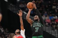 Jaylen Brown ties career-high during Celtics' 146-115 drubbing of Clippers (PHOTOS)