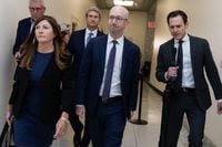 Former Biden aide Ian Sams arrives for House Oversight autopen interview