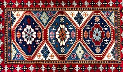 Anadolu'da kullanılan Türk halı kilim motifleri
