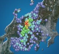 長野県北部でM5.0の地震　最大震度5弱　津波の心配なし