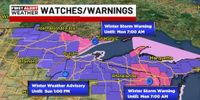 First Alert: Winter Storm Warnings and Advisories to cover the Northland on Sunday