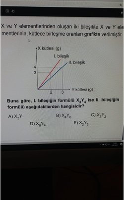 Verilen bilgilere göre 2. bileşiğin formülü hangisidir?