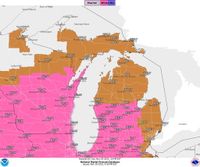Winter storm warnings issued across Michigan for holiday weekend snow storm