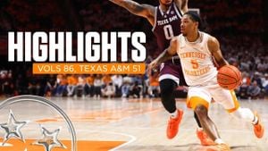 Tennessee Volunteers Battle Texas A&M Aggies In Crucial SEC Showdown