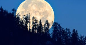 Spectacular Hunter's Moon Lights Up October Sky