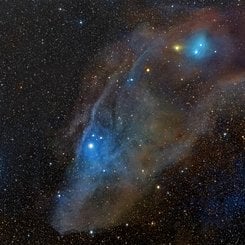 IC 4592: A Blue Horsehead