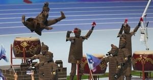 Robots Dazzle Beijing At World Humanoid Games Debut