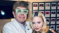 Madonna and Elton John have frosty reunion after years-long feud