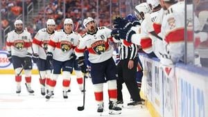 Marchand Sparks Panthers Early Lead Against Oilers