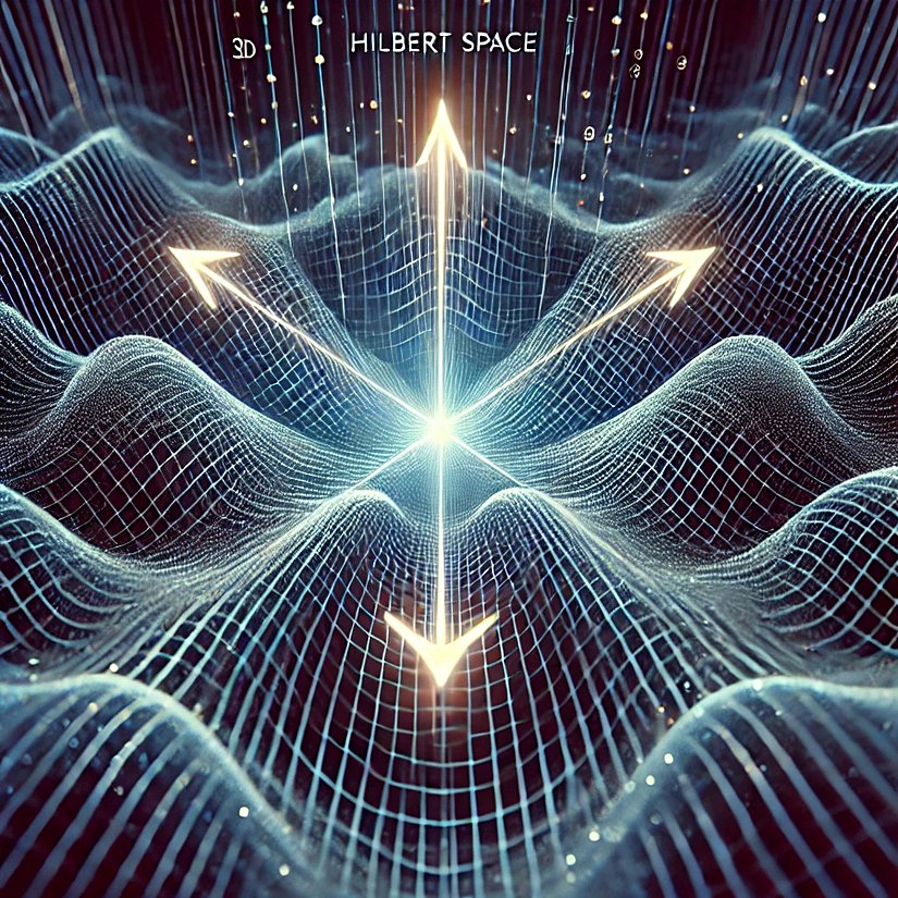 Hilbert Uzayını Temsil Eden 3 Boyutlu Vektör Uzayı