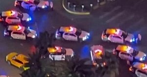 Police Flood Las Vegas Strip After Deadly Crash