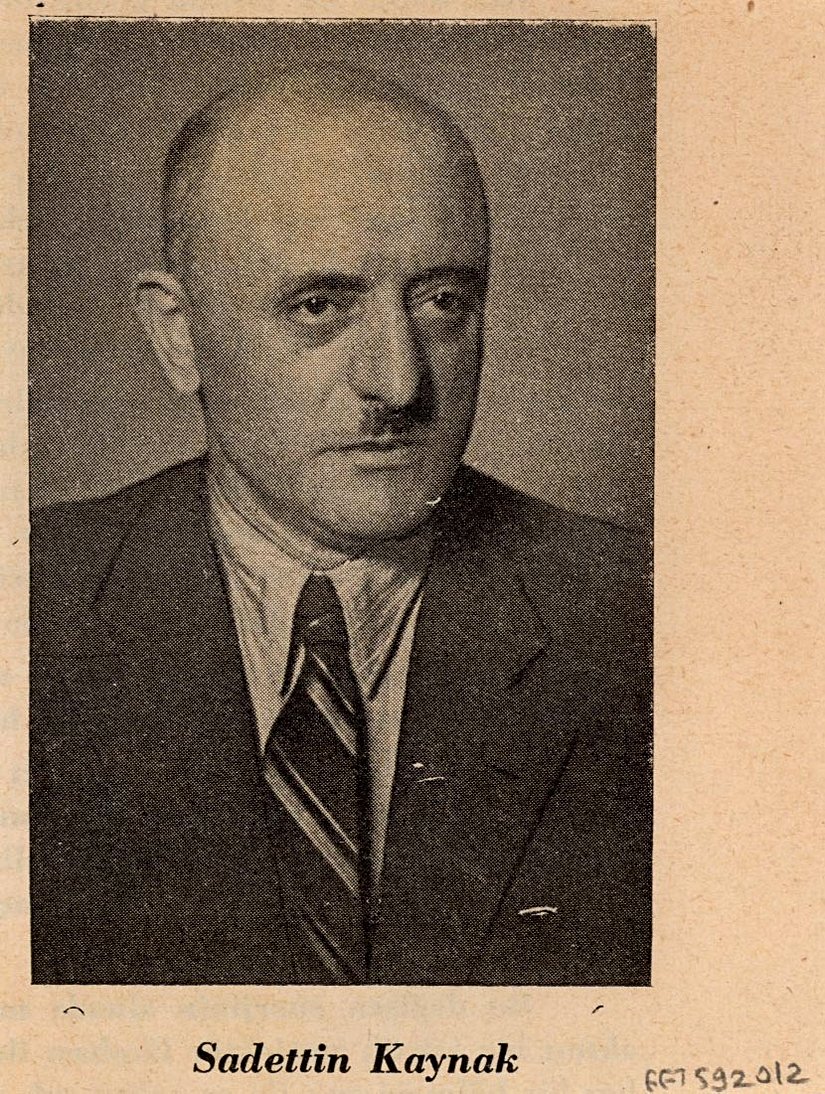 (Bir dergi sayfasında Hafız Sadettin Kaynak)