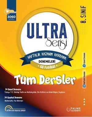8.SINIF ULTRA KAZANIM KAVRAMA DENEMELERİ 68 FASİKÜL TÜM DERSLER