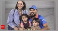 Hazel Keech shares a cute photo with Yuvraj Singh and kids as she showers praise on the cricketer after India Masters Win IML 2025: 'We are so proud of...' | - The Times of India