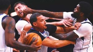 Physical Clash Erupts Between Rockets And Suns Players