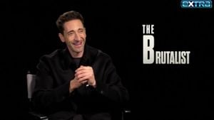 Adrien Brody Discusses Oscar Hopeful 'The Brutalist'