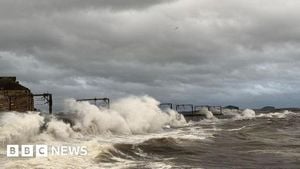 Storm Bram Batters UK With Record Winds And Floods