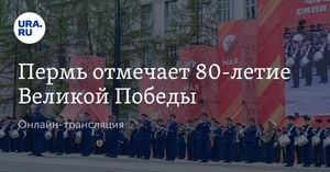 Perm Celebrates 80th Anniversary Of Victory Day With Grand Parade