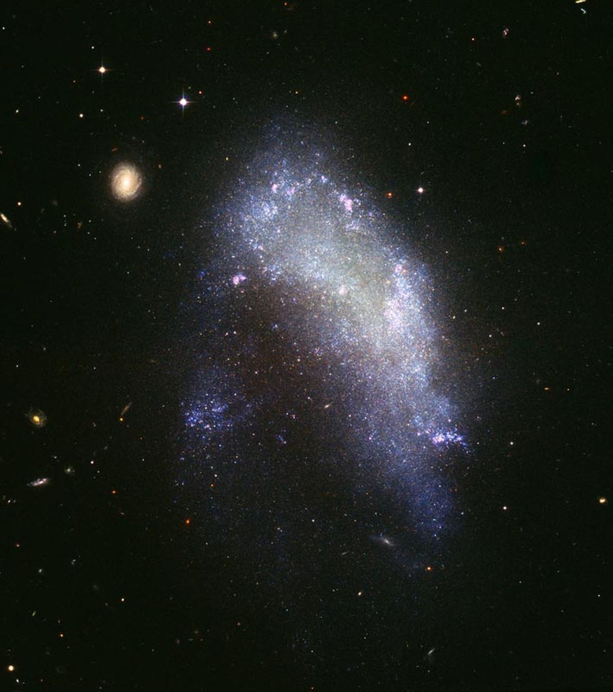 NGC 1427A: Galaxy in Motion