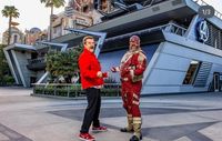 David Harbour Meets Red Guardian in Avengers Campus at Disney California Adventure - WDWNT