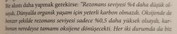Rezonans seviyesi nedir? Artıması ya da azalması neyi değiştirir?