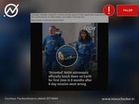 Fact Check: Viral Photo Does Not Show ‘Fresh-Faced’ Sunita Williams and Butch Wilmore After Their Return To Earth