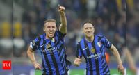 Davide Frattesi fires Inter Milan to Champions League final in extra-time classic against Barcelona | Football News - The Times of India