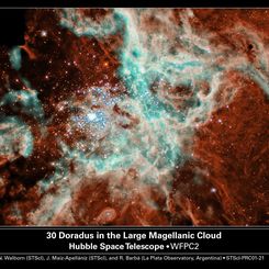 Star Cluster R136 Bursts Out