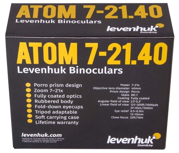 Levenhuk Atom 7–21x40 Binoküler Dürbün