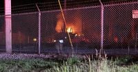Substation blazes, electric out for hundreds