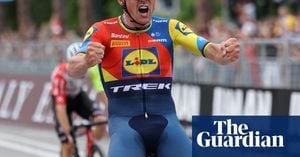 Mads Pedersen Wins Opening Stage Of Giro D’Italia