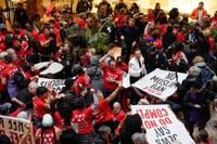 Nearly 100 pro-Palestine protesters arrested after storming NYC’s Trump Tower to demand release of Columbia student