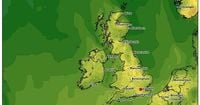 New UK weather maps show exact date and time 27C scorcher to hit Brits