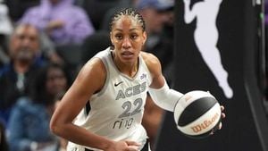 Aja Wilson Out Against Dallas Wings In Concussion Protocol