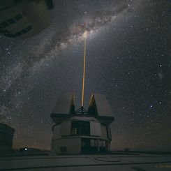 A Laser Strike at the Galactic Center